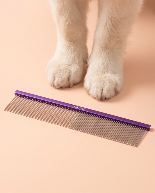 Silky-Smooth Dual-Length Pet Grooming Comb
