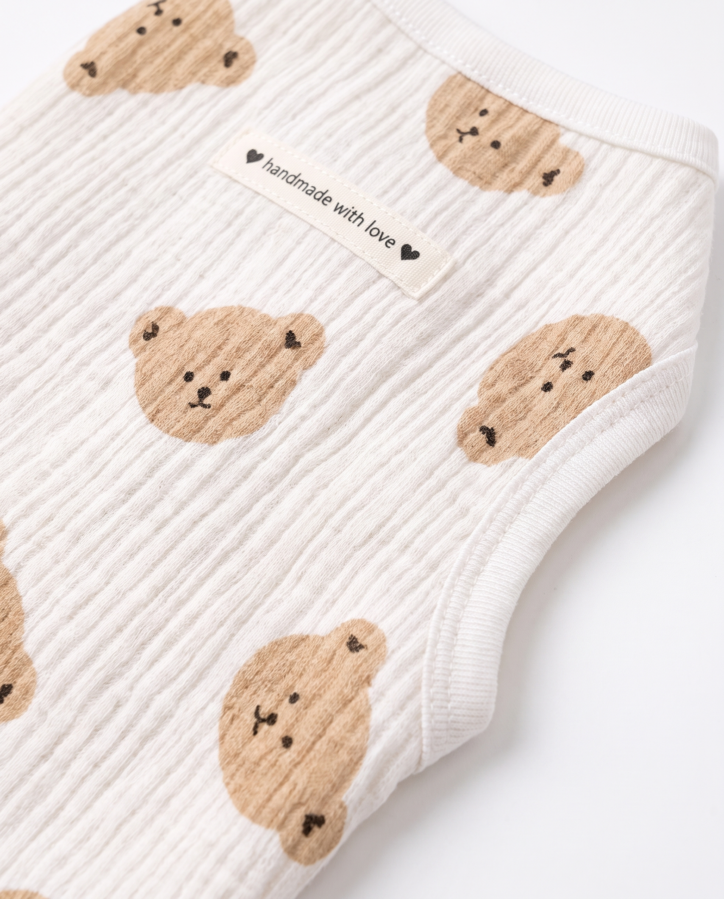 Cuddly Teddy Ribbed Pet Tank