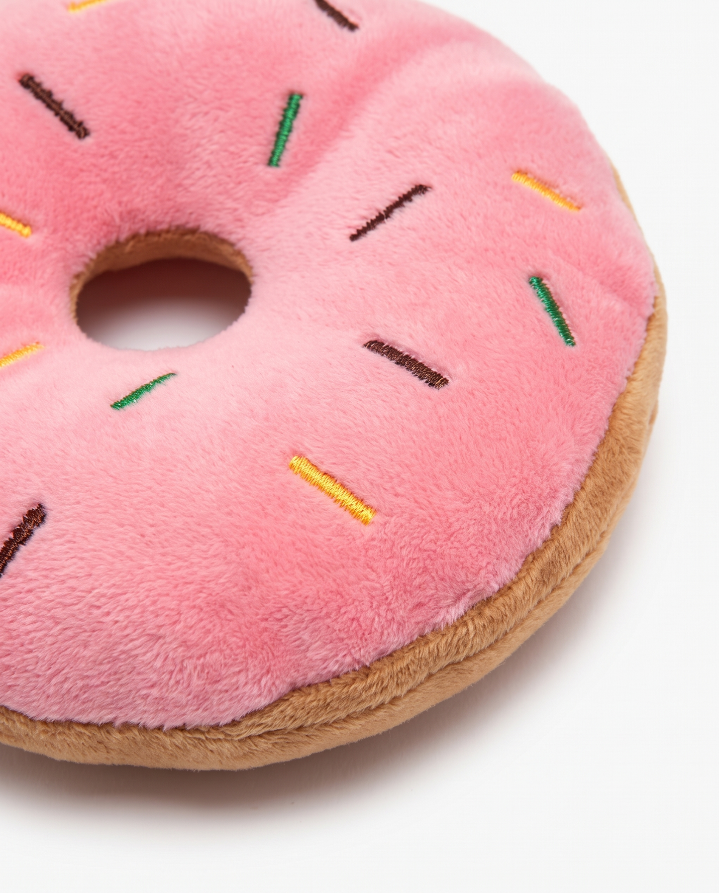 Sweet Sprinkle Donut Plush Dog Toy