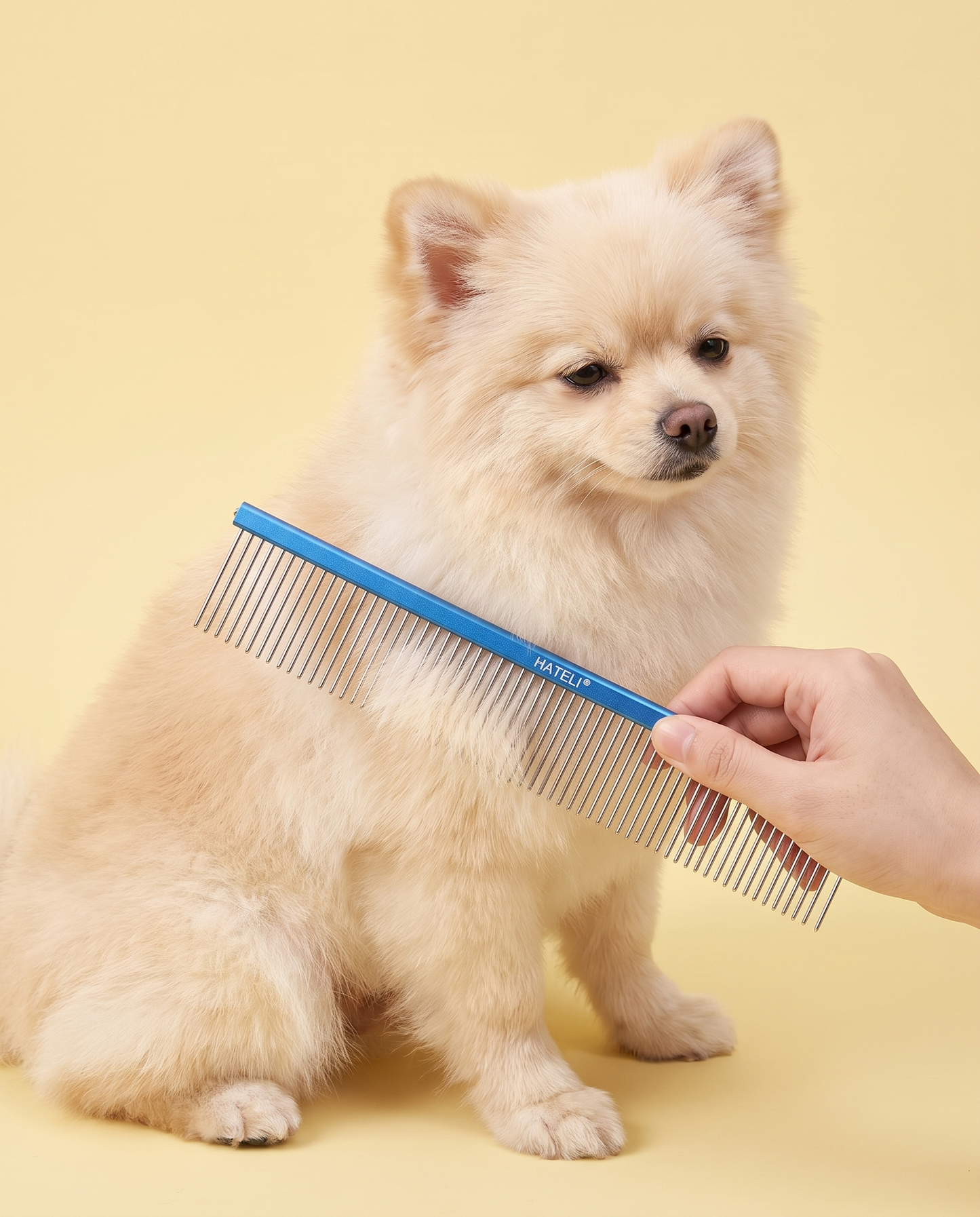 Silky-Smooth Dual-Length Pet Grooming Comb