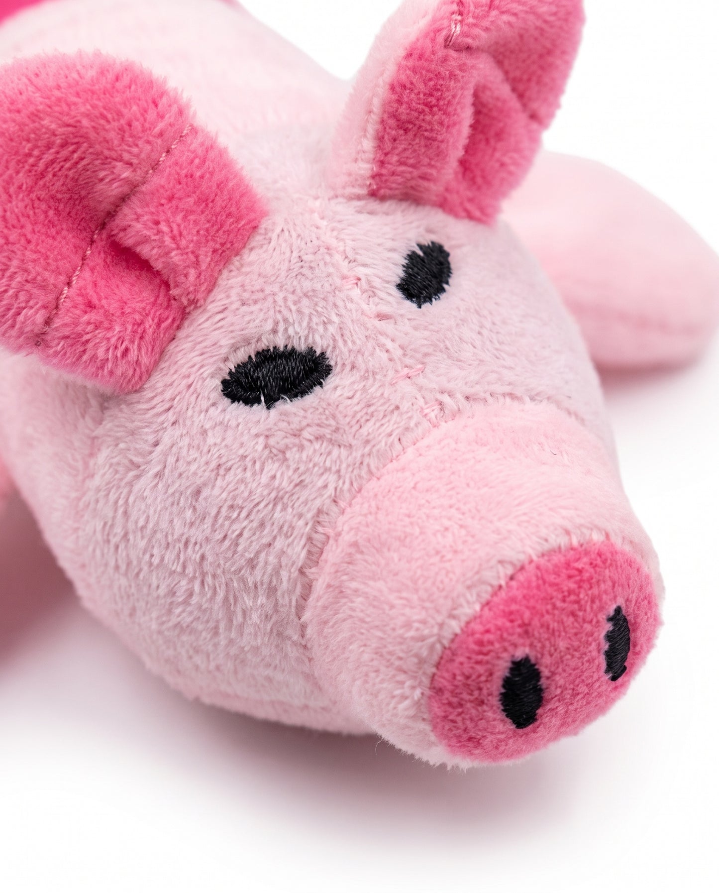 Pink Piggy Stripe Plush Toy