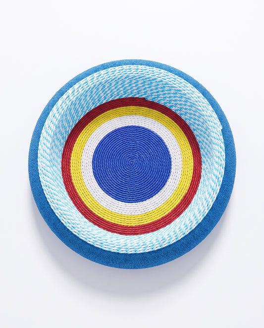 Sky Blue Rainbow Scratch Bowl