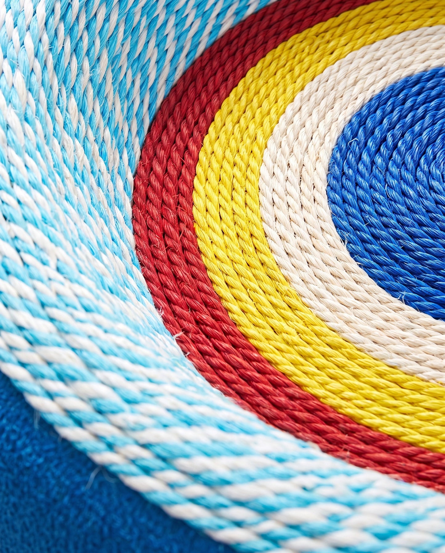 Sky Blue Rainbow Scratch Bowl