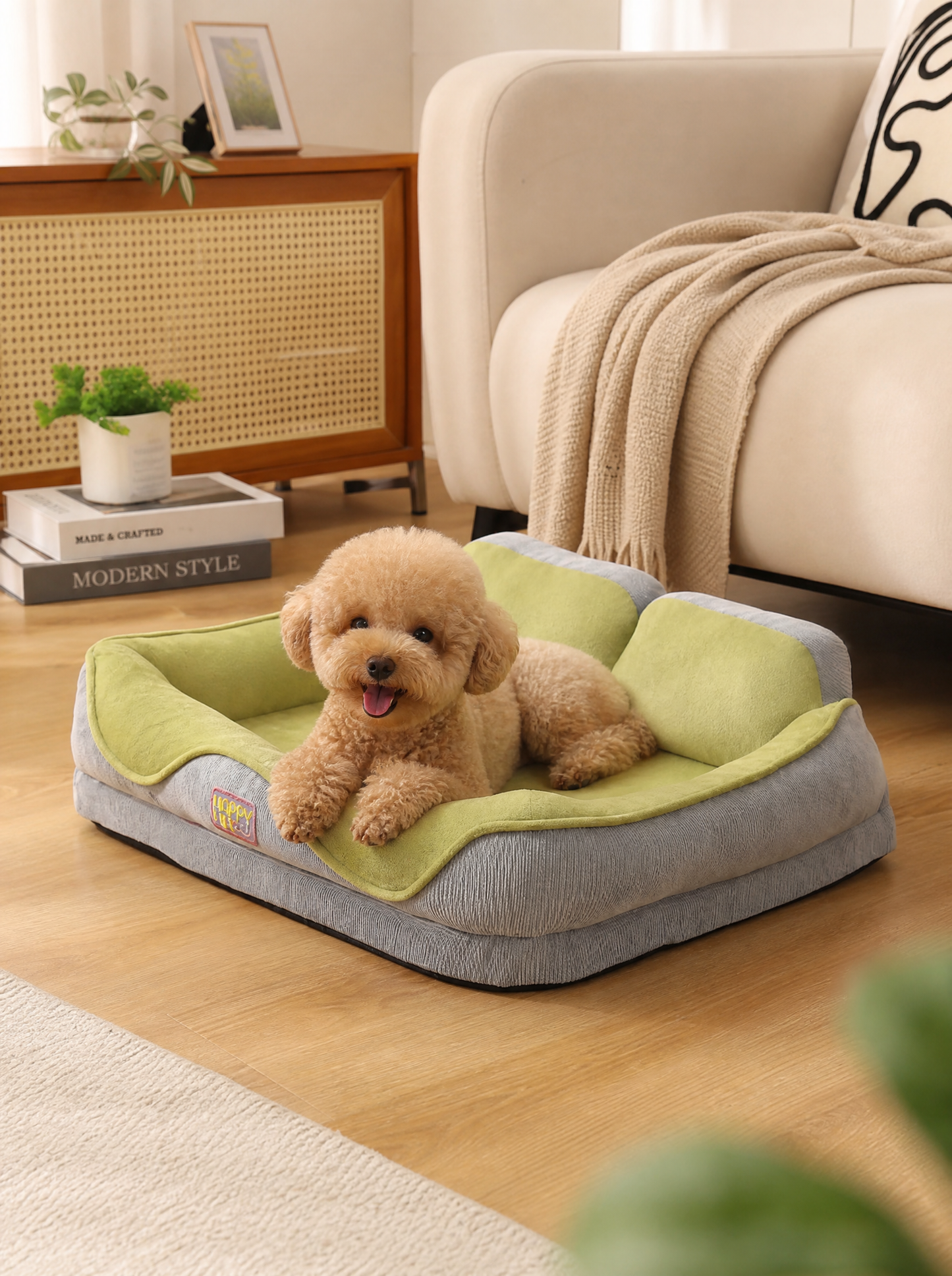 Soft Sage Snuggle Sofa