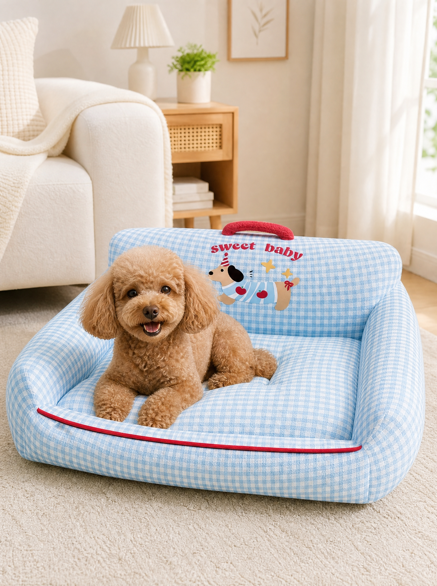 Sweet Baby Gingham Sofa