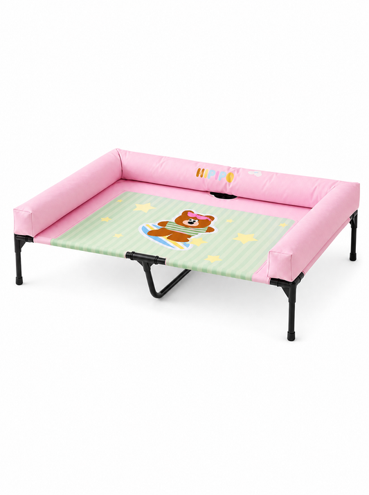Pink Bear Dream Cot