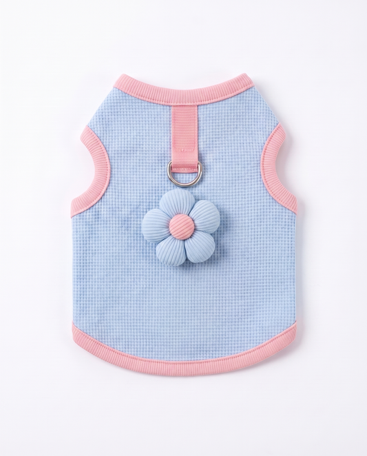Blue Berry Daisy Harness Vest