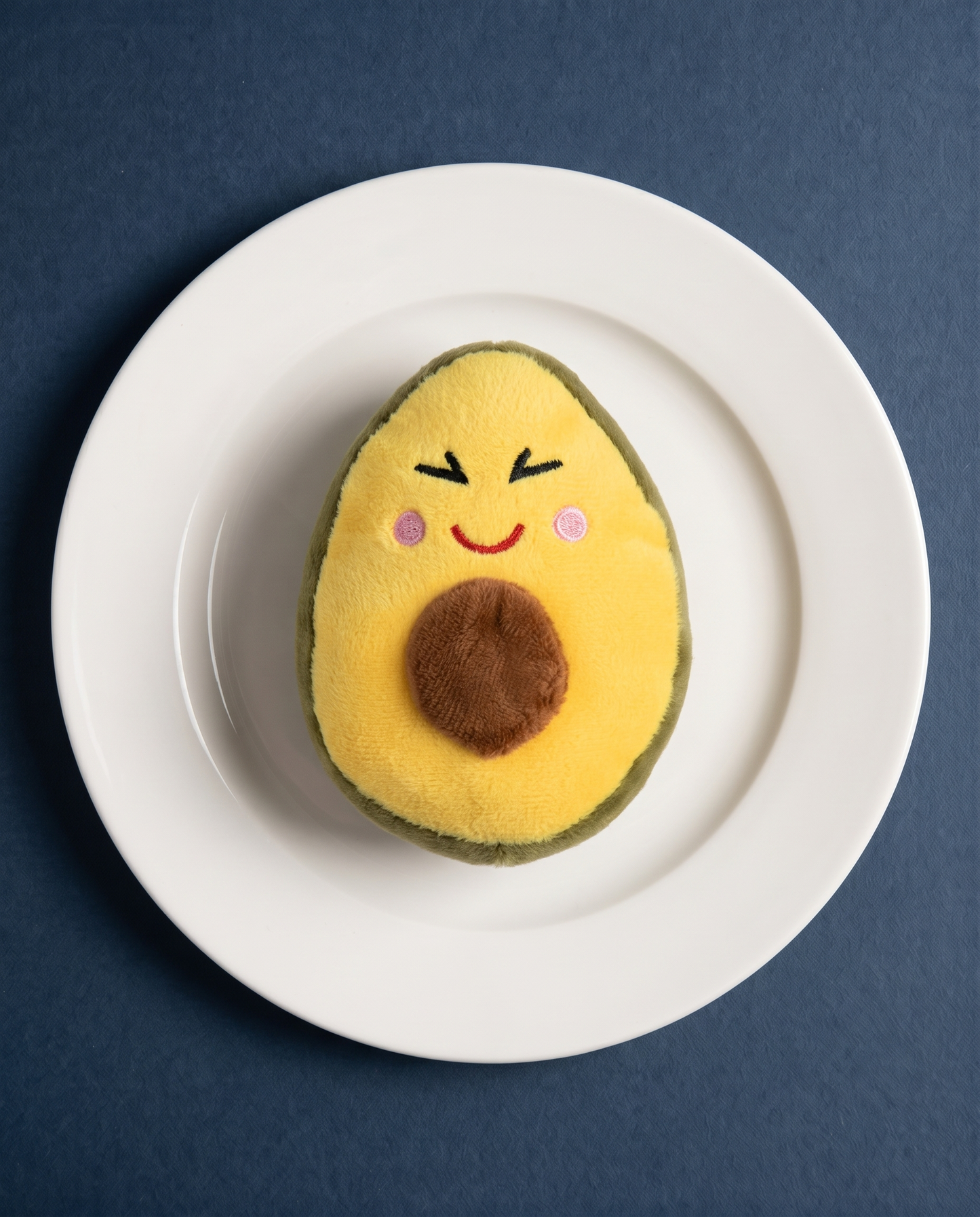 Happy Avocado Buddy Plush Dog Toy