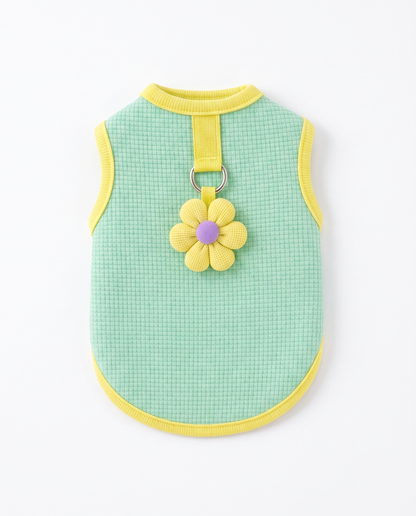 Lemon Lime Daisy Harness Vest