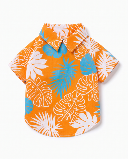 Tropical Sunset Hawaiian Pet Shirt