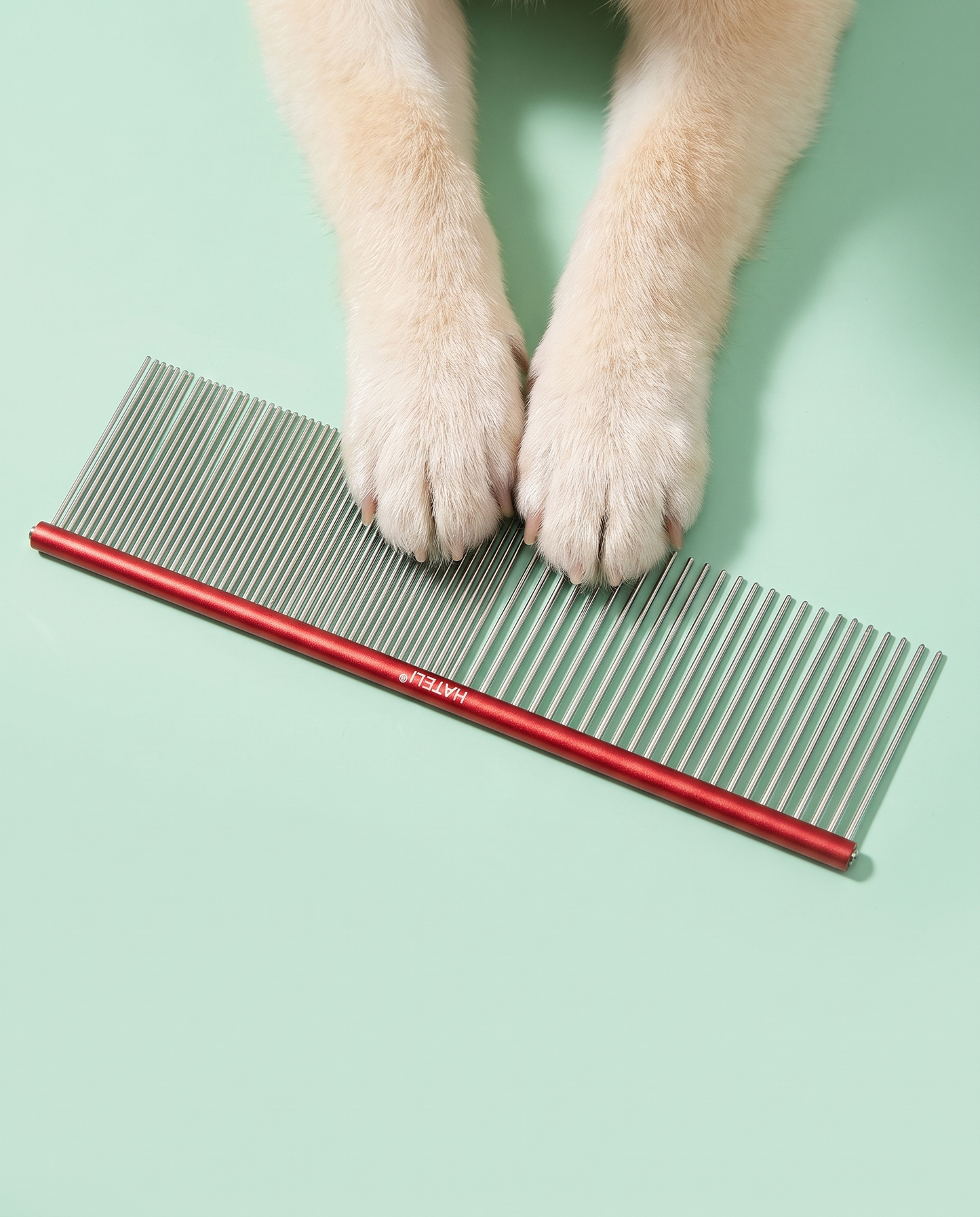 Silky-Smooth Dual-Length Pet Grooming Comb