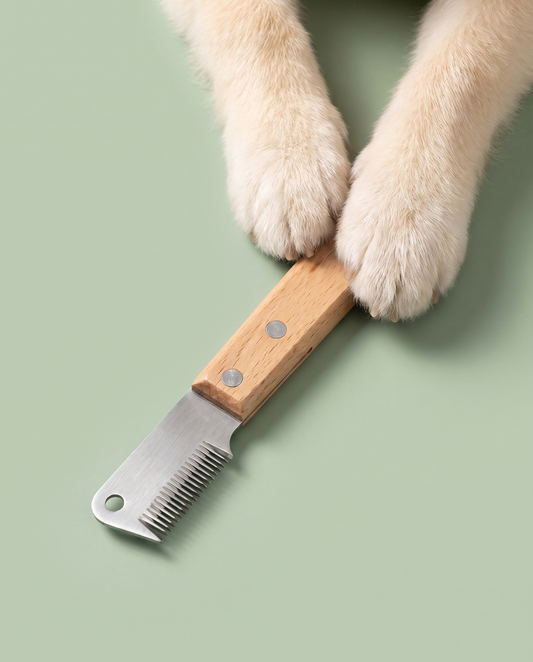 Woody-Groom Professional Pet Stripping Knife
