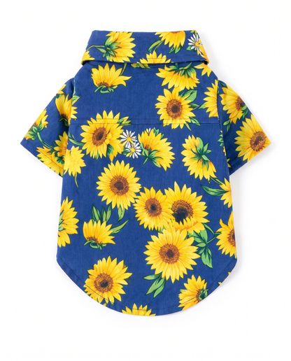Sunny Bloom Pet Hawaiian Shirt