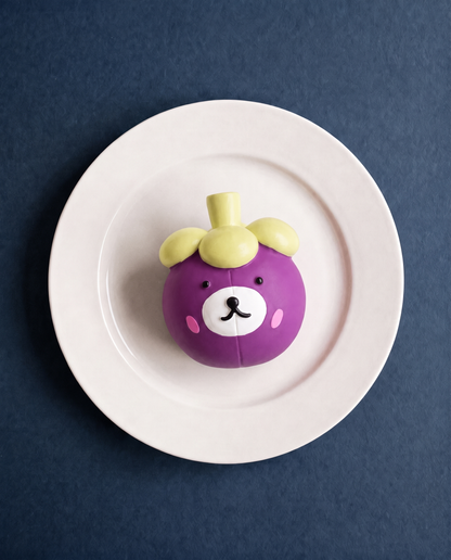 Berry Bear Squish Rubber Dog Toy