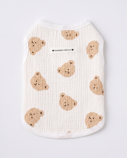 Cuddly Teddy Ribbed Pet Tank