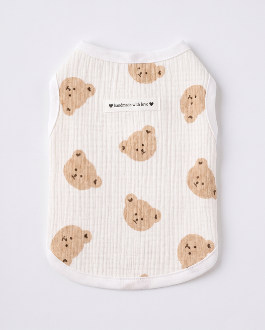 Cuddly Teddy Ribbed Pet Tank