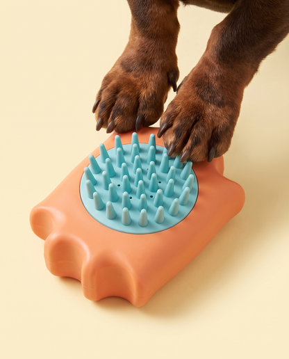 Suds & Scrub Silicone Pet Bath Brush