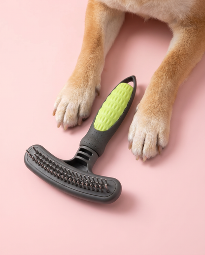 Tangle-Tamer Double-Row Pet Undercoat Rake