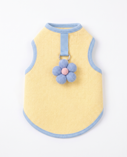 Lemon Blueberry Daisy Harness Vest