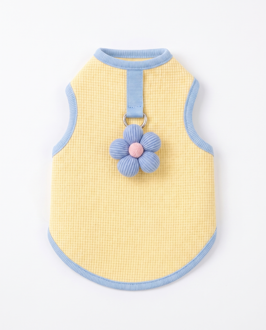 Lemon Blueberry Daisy Harness Vest
