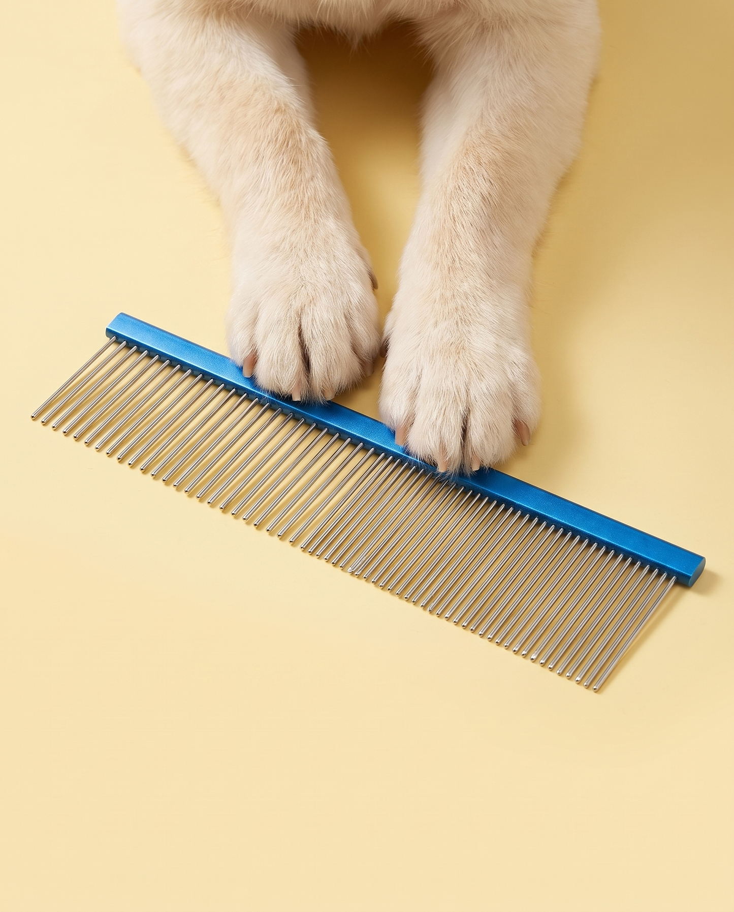 Silky-Smooth Dual-Length Pet Grooming Comb