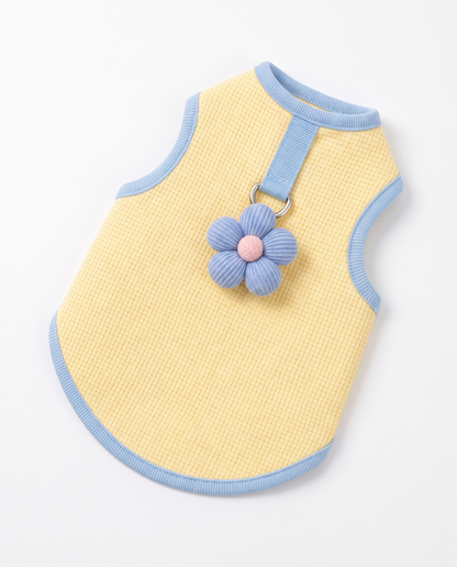 Lemon Blueberry Daisy Harness Vest