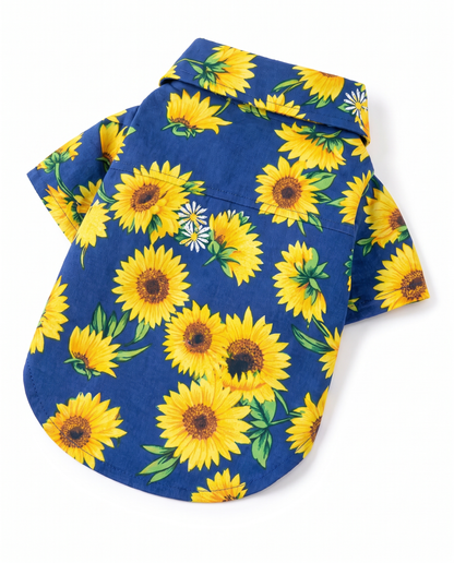 Sunny Bloom Pet Hawaiian Shirt