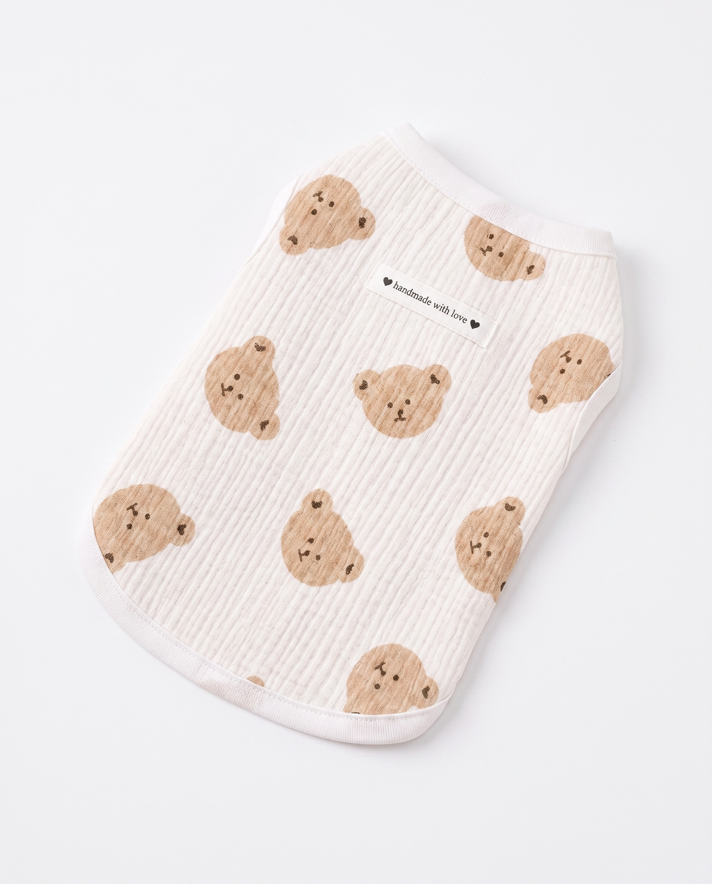Cuddly Teddy Ribbed Pet Tank