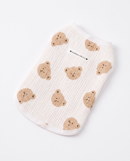 Cuddly Teddy Ribbed Pet Tank