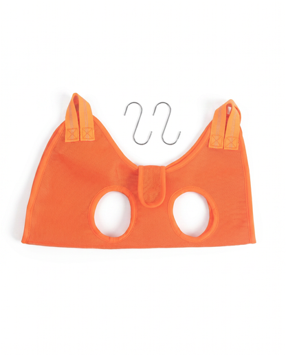 Citrus Zing Orange Pet Grooming Hammock