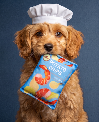 Crunch Time Chips Plush Dog Toy