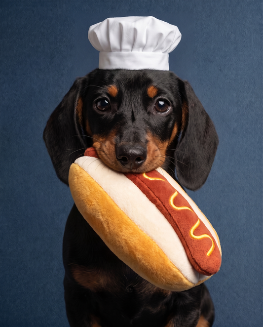 Picnic Pup Hot Dog Plush Toy