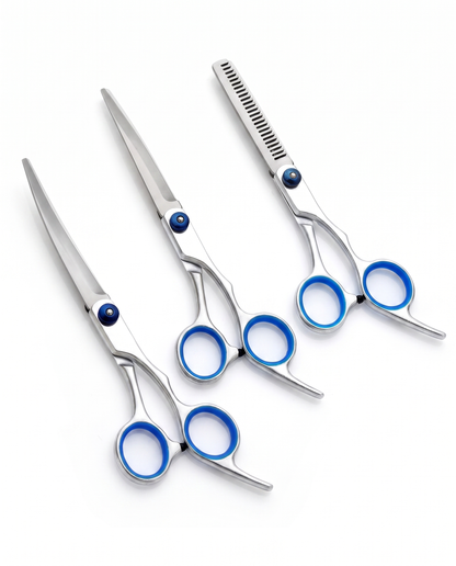Paws & Polish 3-Piece Pet Grooming Scissors Kit