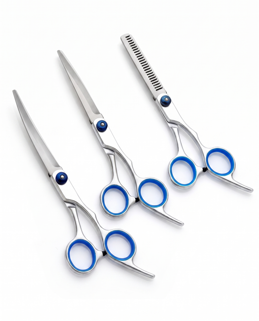 Paws & Polish 3-Piece Pet Grooming Scissors Kit