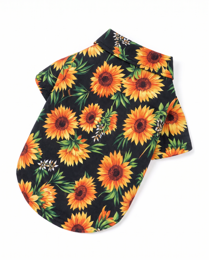 Sunny Bloom Pet Hawaiian Shirt