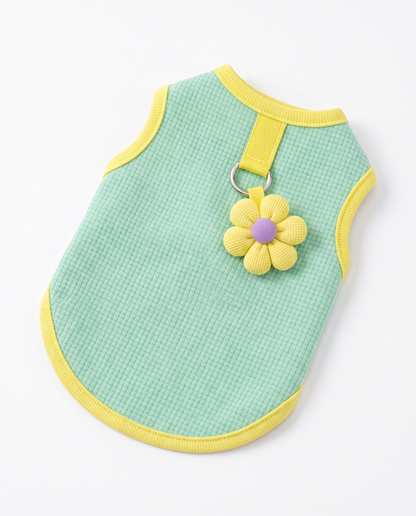 Lemon Lime Daisy Harness Vest