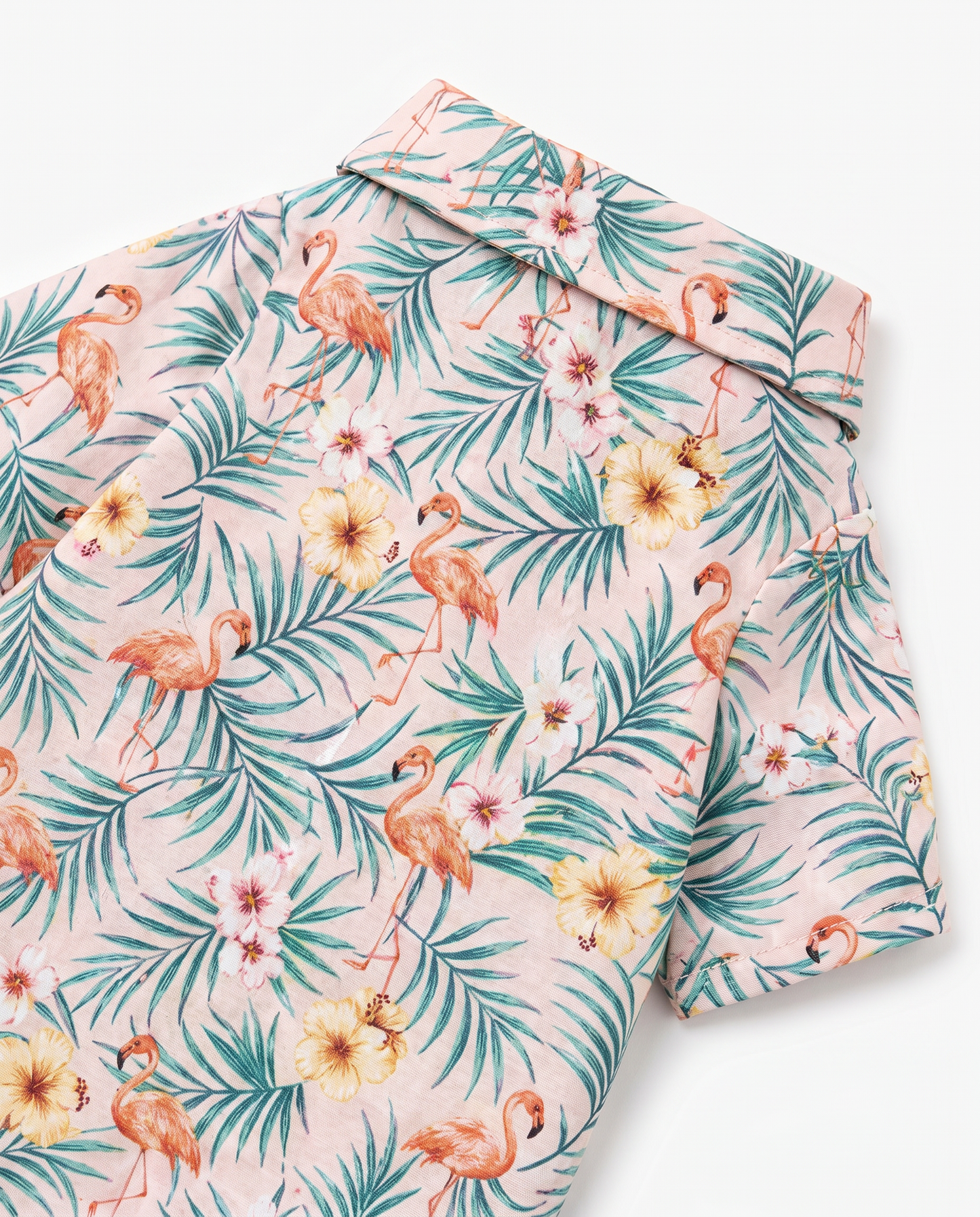 Flamingo Breeze Pet Hawaiian Shirt