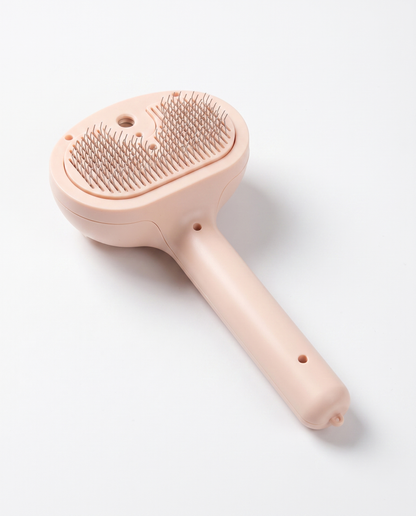 Vapor-Glow Self-Cleaning Misting Slicker Brush