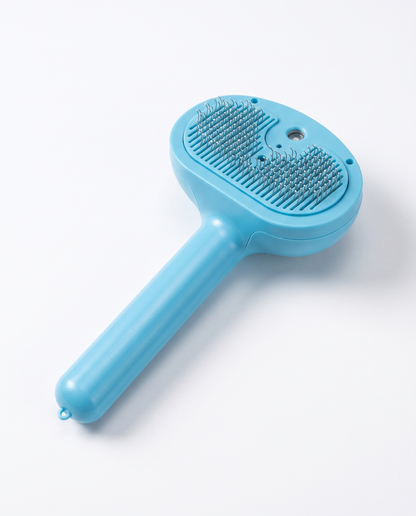 Vapor-Glow Self-Cleaning Misting Slicker Brush
