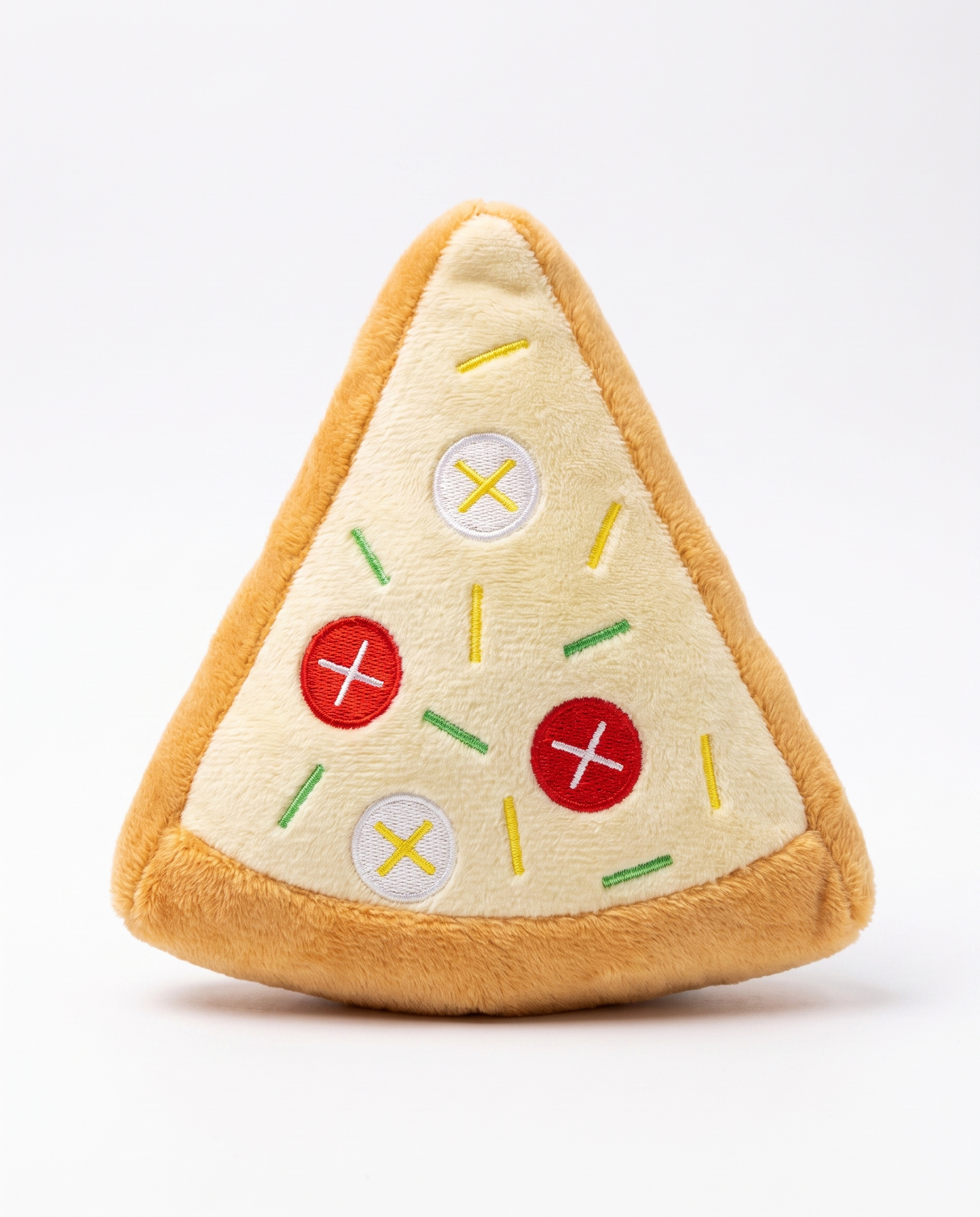 Pizza Party Slice Plush Dog Toy