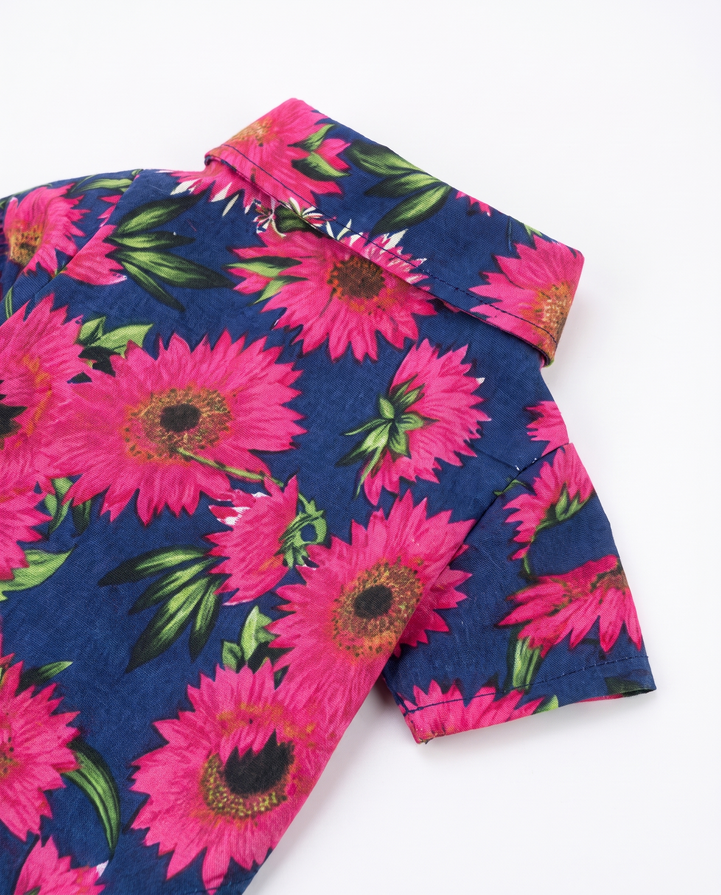 Pink Paradise Floral Pet Hawaiian Shirt