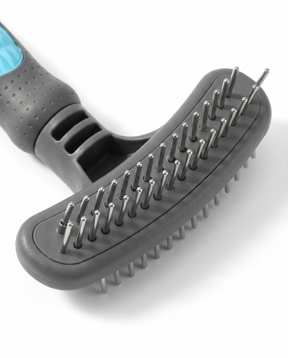 Tangle-Tamer Double-Row Pet Undercoat Rake