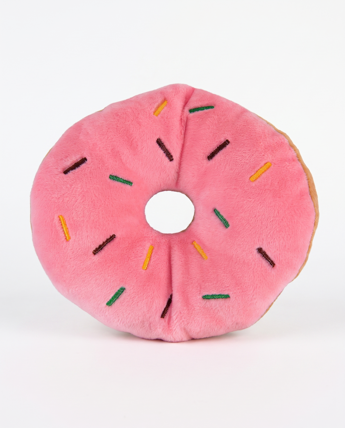 Sweet Sprinkle Donut Plush Dog Toy