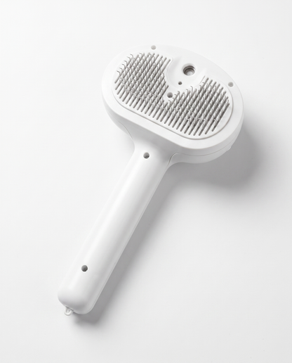 Vapor-Glow Self-Cleaning Misting Slicker Brush