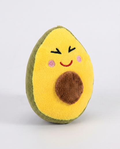 Happy Avocado Buddy Plush Dog Toy