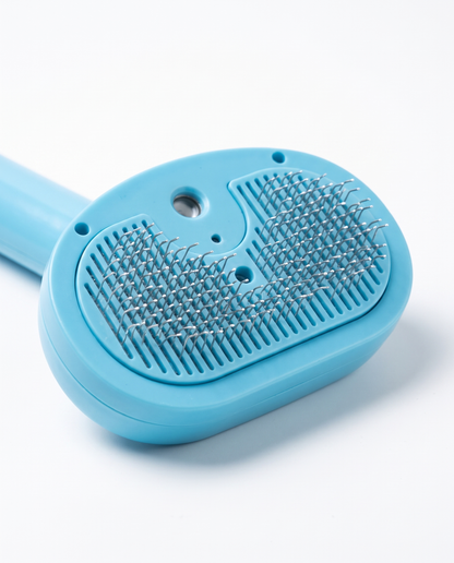 Vapor-Glow Self-Cleaning Misting Slicker Brush