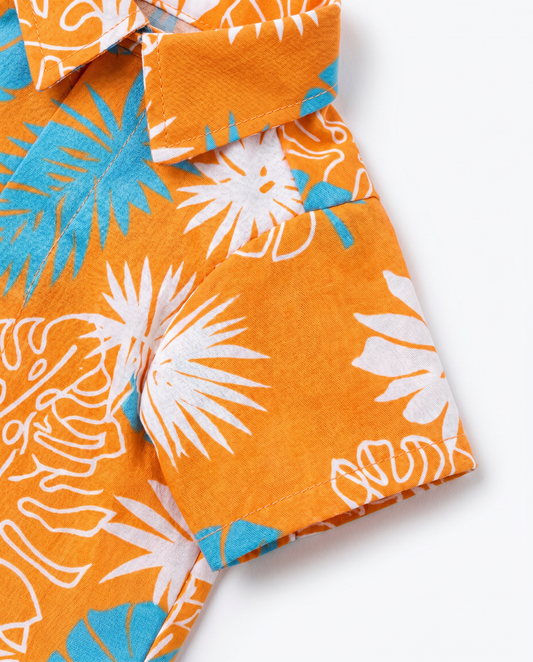 Tropical Sunset Hawaiian Pet Shirt
