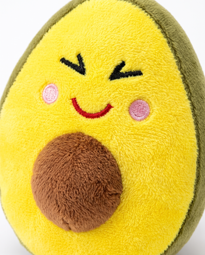 Happy Avocado Buddy Plush Dog Toy