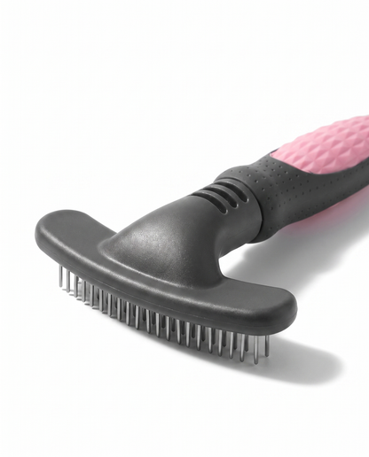 Tangle-Tamer Double-Row Pet Undercoat Rake