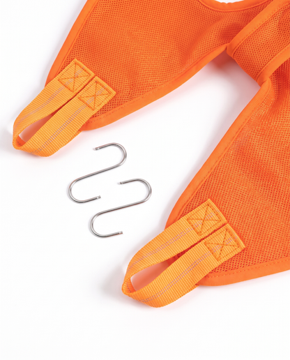 Citrus Zing Orange Pet Grooming Hammock